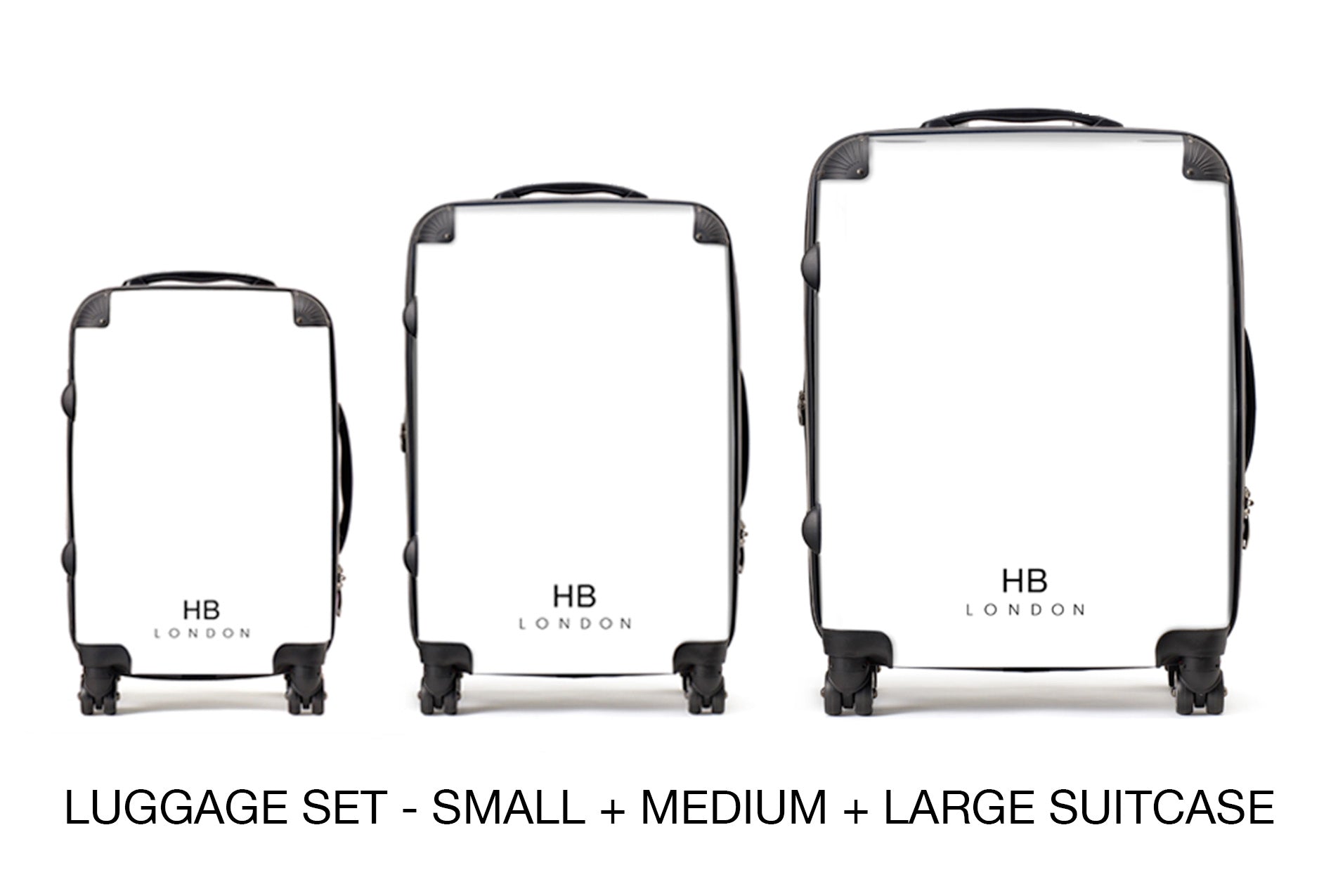 Personalised store luggage set